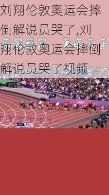 刘翔伦敦奥运会摔倒解说员哭了,刘翔伦敦奥运会摔倒解说员哭了视频