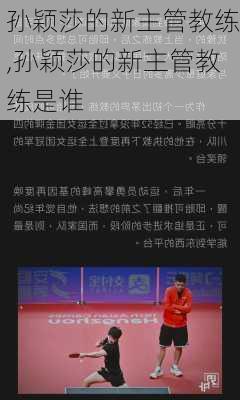 孙颖莎的新主管教练,孙颖莎的新主管教练是谁