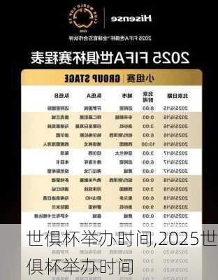 世俱杯举办时间,2025世俱杯举办时间