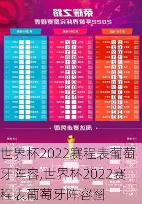 世界杯2022赛程表葡萄牙阵容,世界杯2022赛程表葡萄牙阵容图
