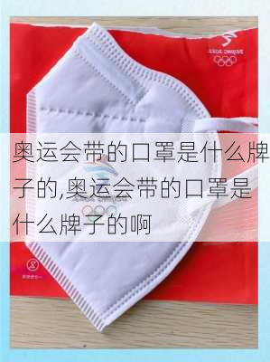 奥运会带的口罩是什么牌子的,奥运会带的口罩是什么牌子的啊