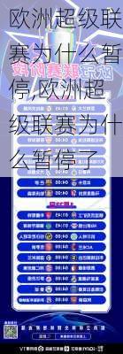 欧洲超级联赛为什么暂停,欧洲超级联赛为什么暂停了