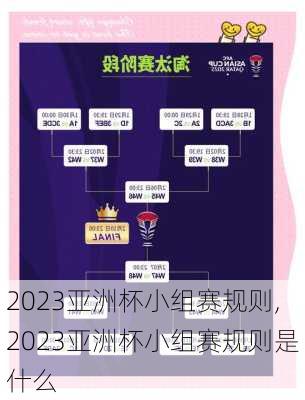 2023亚洲杯小组赛规则,2023亚洲杯小组赛规则是什么