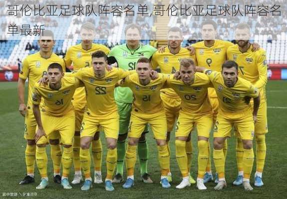 哥伦比亚足球队阵容名单,哥伦比亚足球队阵容名单最新