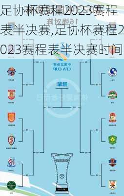 足协杯赛程2023赛程表半决赛,足协杯赛程2023赛程表半决赛时间