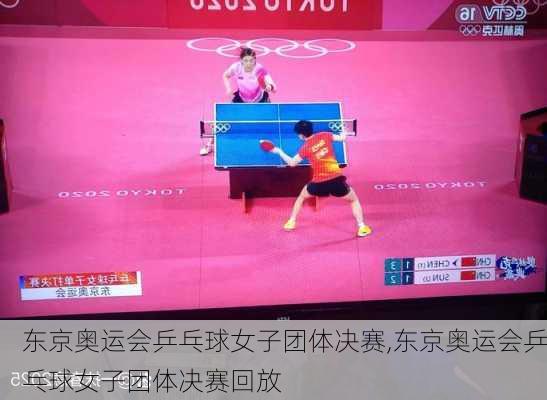 东京奥运会乒乓球女子团体决赛,东京奥运会乒乓球女子团体决赛回放