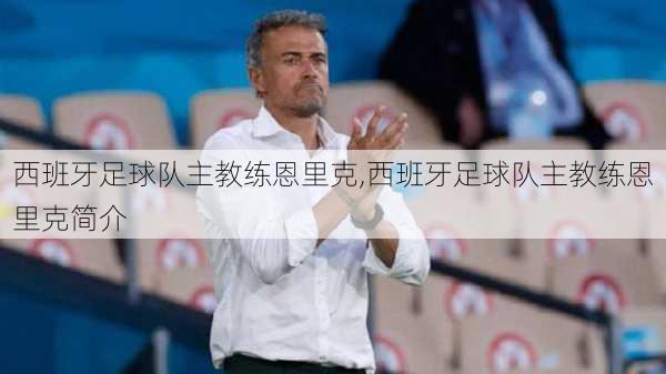 西班牙足球队主教练恩里克,西班牙足球队主教练恩里克简介