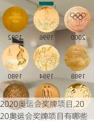 2020奥运会奖牌项目,2020奥运会奖牌项目有哪些