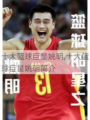 十大篮球巨星姚明,十大篮球巨星姚明简介