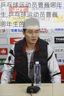乒乓球运动员曹巍哪年生,乒乓球运动员曹巍哪年生的