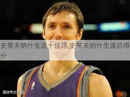 史蒂夫纳什生涯十佳球,史蒂夫纳什生涯总得分