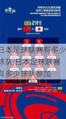 日本足球联赛有多少球队,日本足球联赛有多少球队参加