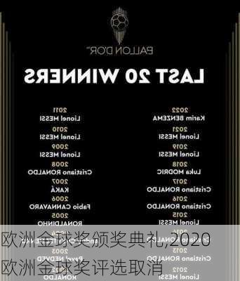 欧洲金球奖颁奖典礼,2020欧洲金球奖评选取消