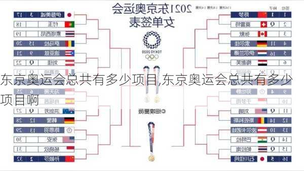 东京奥运会总共有多少项目,东京奥运会总共有多少项目啊