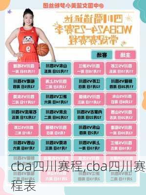 cba四川赛程,cba四川赛程表