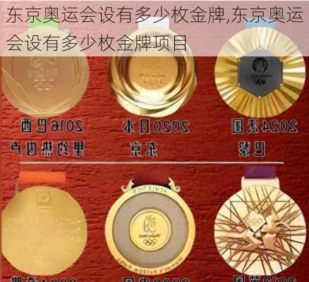 东京奥运会设有多少枚金牌,东京奥运会设有多少枚金牌项目
