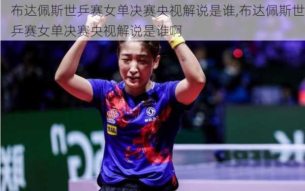 布达佩斯世乒赛女单决赛央视解说是谁,布达佩斯世乒赛女单决赛央视解说是谁啊