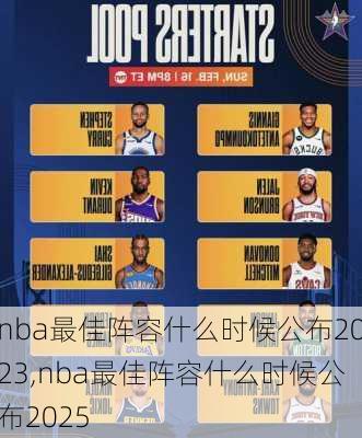 nba最佳阵容什么时候公布2023,nba最佳阵容什么时候公布2025