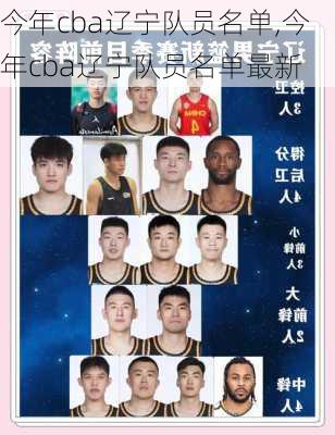 今年cba辽宁队员名单,今年cba辽宁队员名单最新