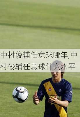 中村俊辅任意球哪年,中村俊辅任意球什么水平