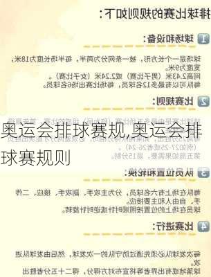 奥运会排球赛规,奥运会排球赛规则