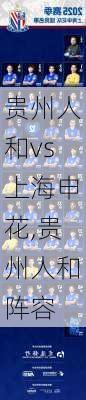 贵州人和vs上海申花,贵州人和阵容