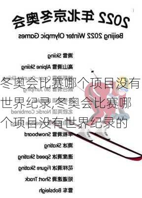 冬奥会比赛哪个项目没有世界纪录,冬奥会比赛哪个项目没有世界纪录的