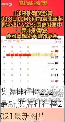 奖牌排行榜2021最新,奖牌排行榜2021最新图片