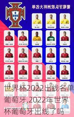 世界杯2022出线名单葡萄牙,2022年世界杯葡萄牙出线了吗