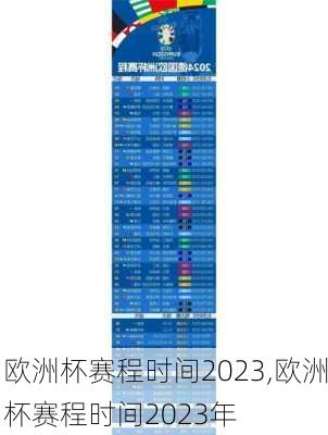 欧洲杯赛程时间2023,欧洲杯赛程时间2023年