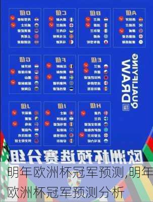 明年欧洲杯冠军预测,明年欧洲杯冠军预测分析
