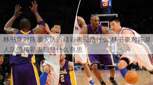 林书豪对阵湖人队的精彩表现是什么,林书豪对阵湖人队的精彩表现是什么意思
