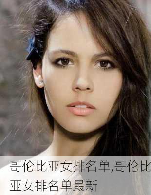 哥伦比亚女排名单,哥伦比亚女排名单最新