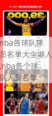 nba各球队球员名单大全湖人,nba各个球队人员名单