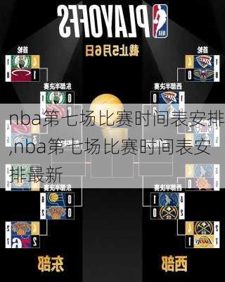 nba第七场比赛时间表安排,nba第七场比赛时间表安排最新