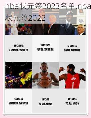 nba状元签2023名单,nba状元签2022