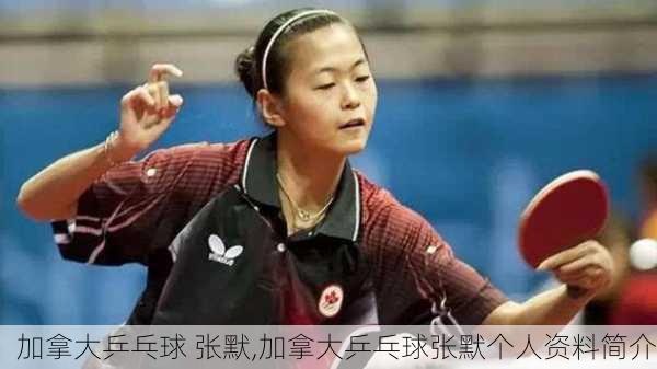 加拿大乒乓球 张默,加拿大乒乓球张默个人资料简介