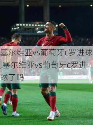 塞尔维亚vs葡萄牙c罗进球,塞尔维亚vs葡萄牙c罗进球了吗