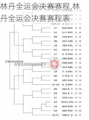 林丹全运会决赛赛程,林丹全运会决赛赛程表