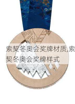 索契冬奥会奖牌材质,索契冬奥会奖牌样式