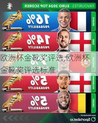 欧洲杯金靴奖评选,欧洲杯金靴奖评选标准