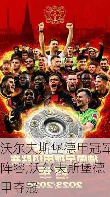 沃尔夫斯堡德甲冠军阵容,沃尔夫斯堡德甲夺冠