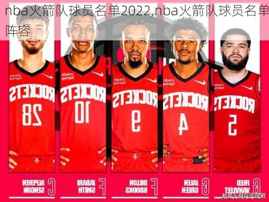 nba火箭队球员名单2022,nba火箭队球员名单阵容