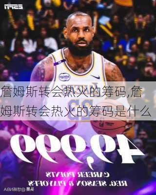 詹姆斯转会热火的筹码,詹姆斯转会热火的筹码是什么