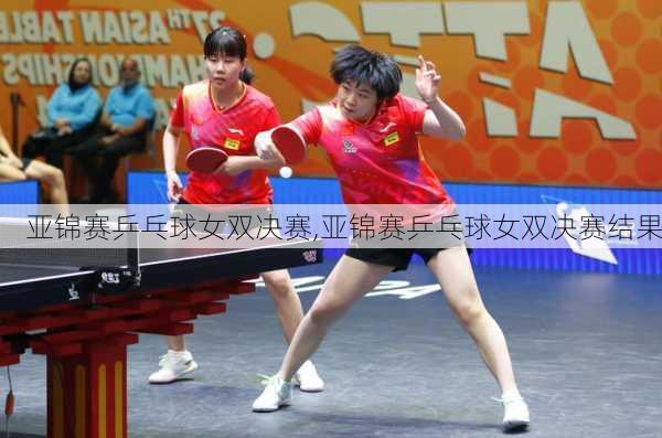 亚锦赛乒乓球女双决赛,亚锦赛乒乓球女双决赛结果