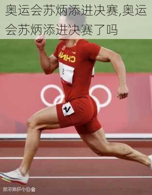 奥运会苏炳添进决赛,奥运会苏炳添进决赛了吗