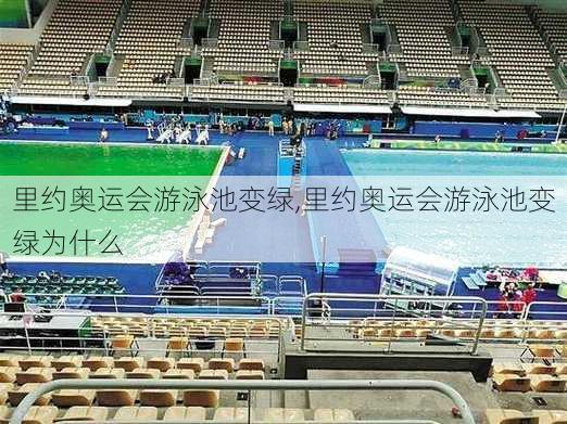 里约奥运会游泳池变绿,里约奥运会游泳池变绿为什么