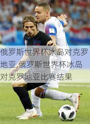 俄罗斯世界杯冰岛对克罗地亚,俄罗斯世界杯冰岛对克罗地亚比赛结果