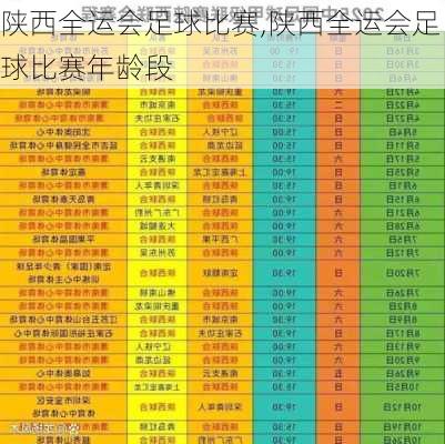 陕西全运会足球比赛,陕西全运会足球比赛年龄段