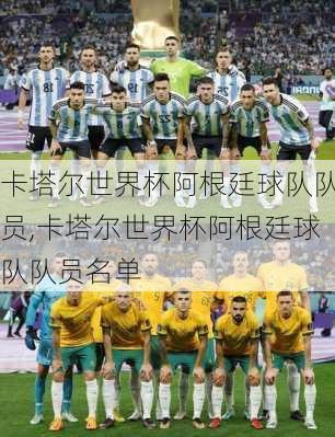 卡塔尔世界杯阿根廷球队队员,卡塔尔世界杯阿根廷球队队员名单
